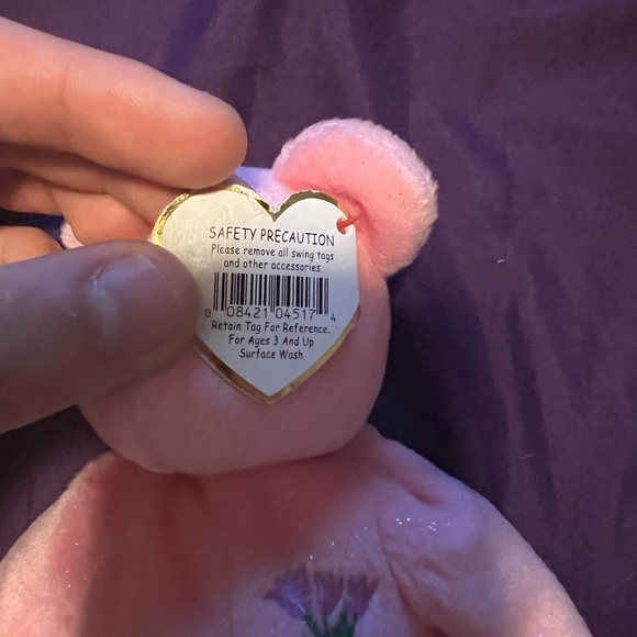 VINTAGE BEANIE BABY flower bear - Picture 3 of 3